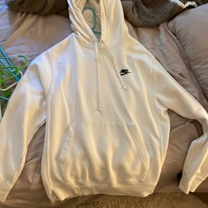 white nike hoodie